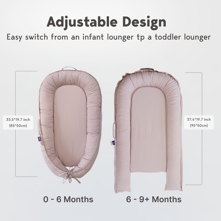 Premium Portable Adjustable Infant Lounger Cover - Cotton- Cover Only