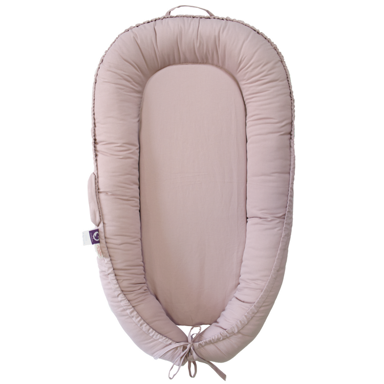 Premium Portable Adjustable Infant Lounger - Cotton-LavenderBlush