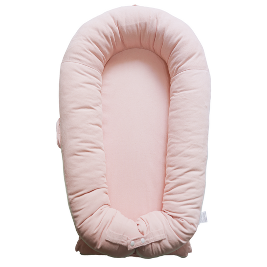 CooCooBaby Deluxe Baby Lounger - Cotton-MistyRose