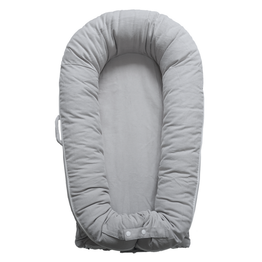 CooCooBaby Deluxe Baby Lounger - Cotton-Gainsboro