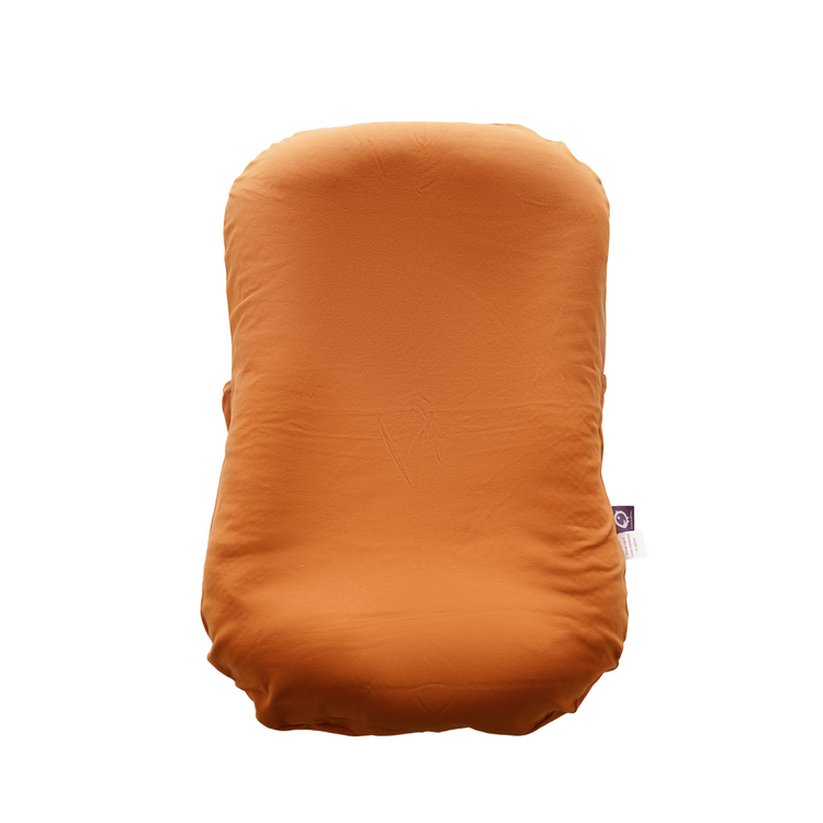 Round Infant Lounger, 100% Cotton Breathable, Portable Travel Bed (GoldenBrown)